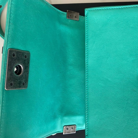 Chanel Turquoise Boy Bag - Picture 11 of 15